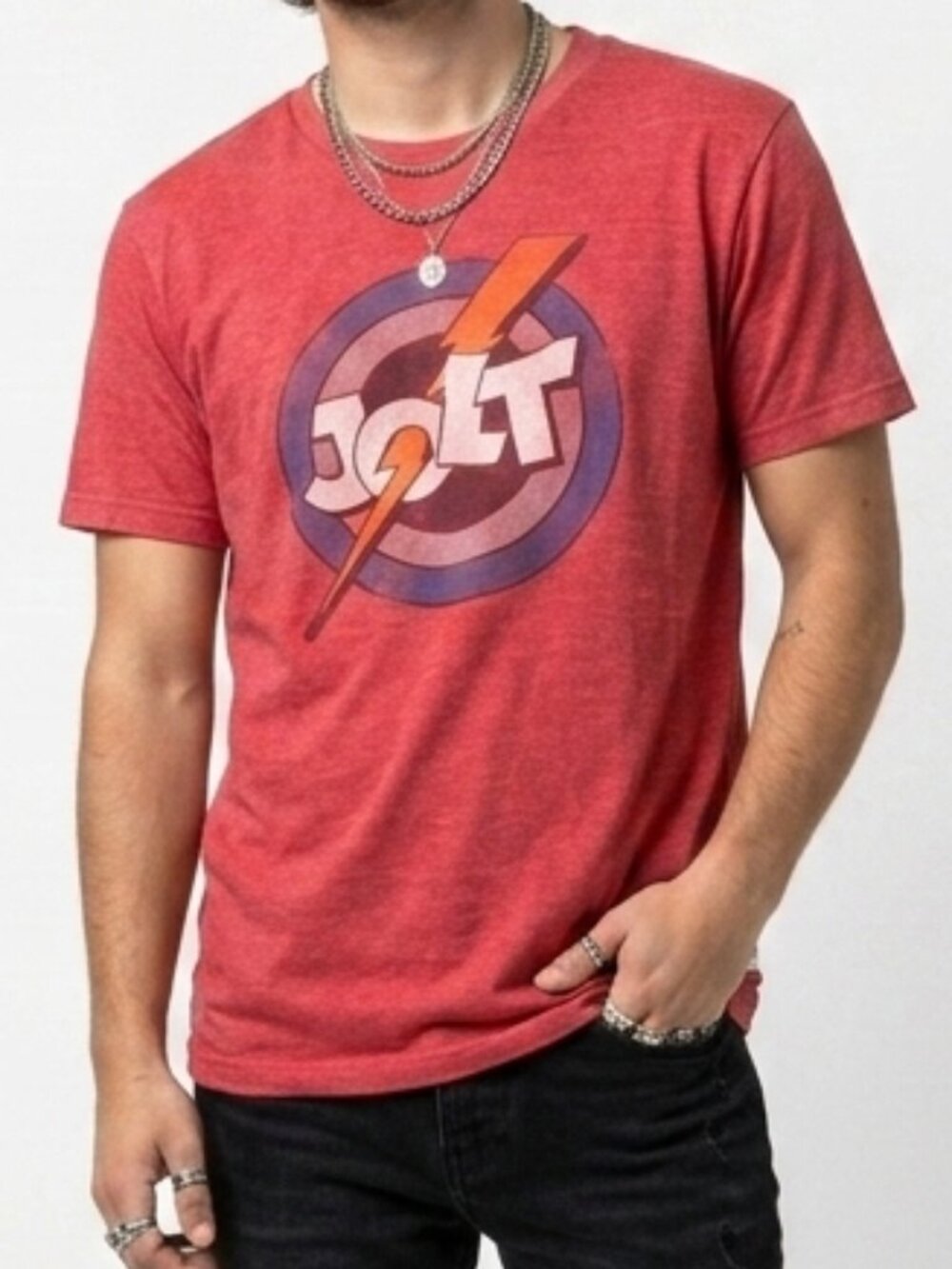 Vintage 80s Jolt Cola Absurd Energy Graphic Tee T Shirt Large
